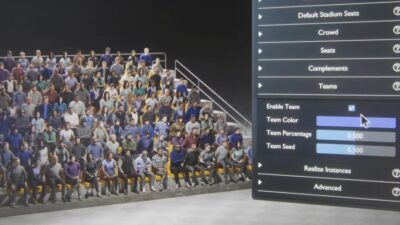 با ابزار شگفت‌انگیز Procedural Crowds Pro، جمعیت‌های بی‌نظیر در بلندر بسازید!