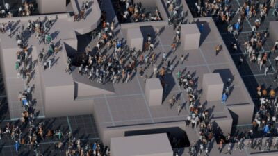 افزونه رایگان People Going Places برای شبیه‌سازی جمعیت در Blender