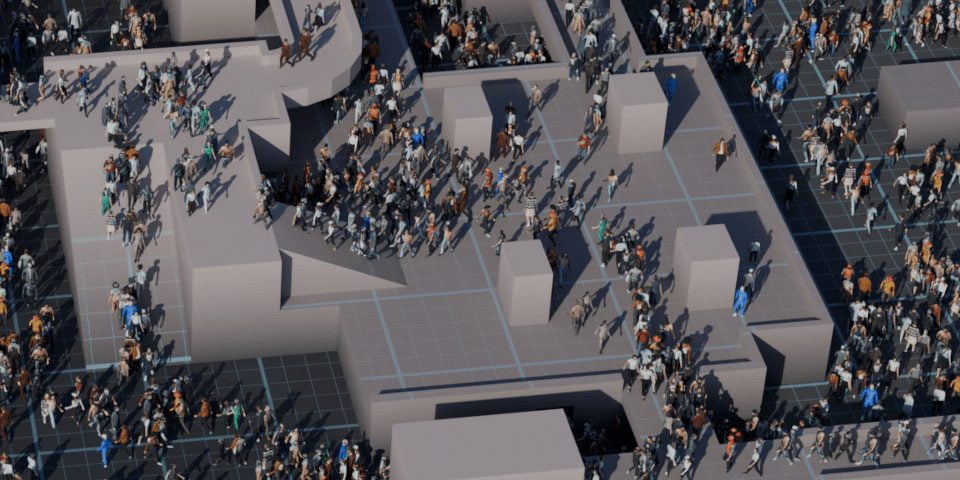 افزونه رایگان People Going Places برای شبیهسازی جمعیت در Blender