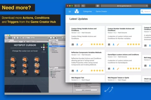دوره آموزش بازی سازی بدون کدنویسی در یونیتی با کمک پکیج Game Creator