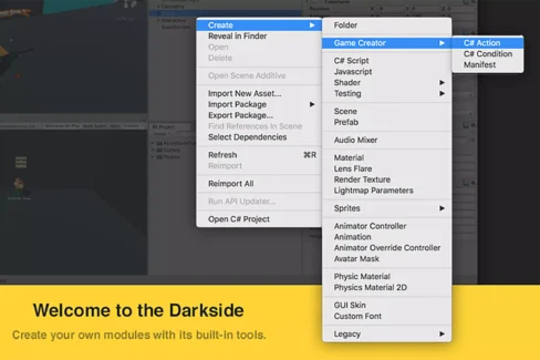 دوره آموزش بازی سازی بدون کدنویسی در یونیتی با کمک پکیج Game Creator