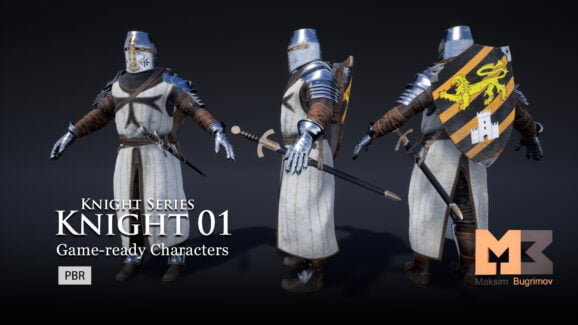 دانلود کاراکتر شوالیه Knight 01