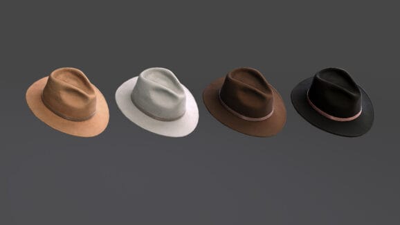 دانلود پک کلاه مردانه Genuine Retro Hats for Men