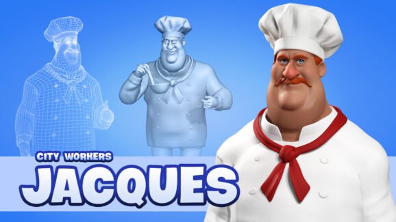 دانلود 3D Models for City Workers: Wendy, Ned, Brody, Maddox, and Jacques