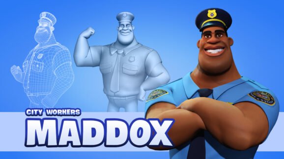 دانلود 3D Models for City Workers: Wendy, Ned, Brody, Maddox, and Jacques