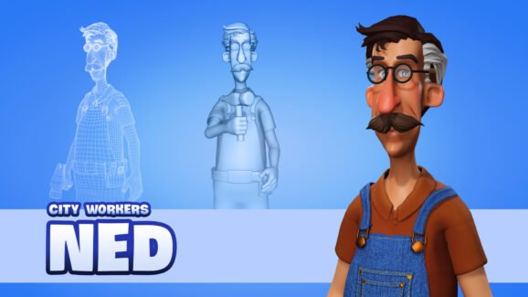 دانلود 3D Models for City Workers: Wendy, Ned, Brody, Maddox, and Jacques