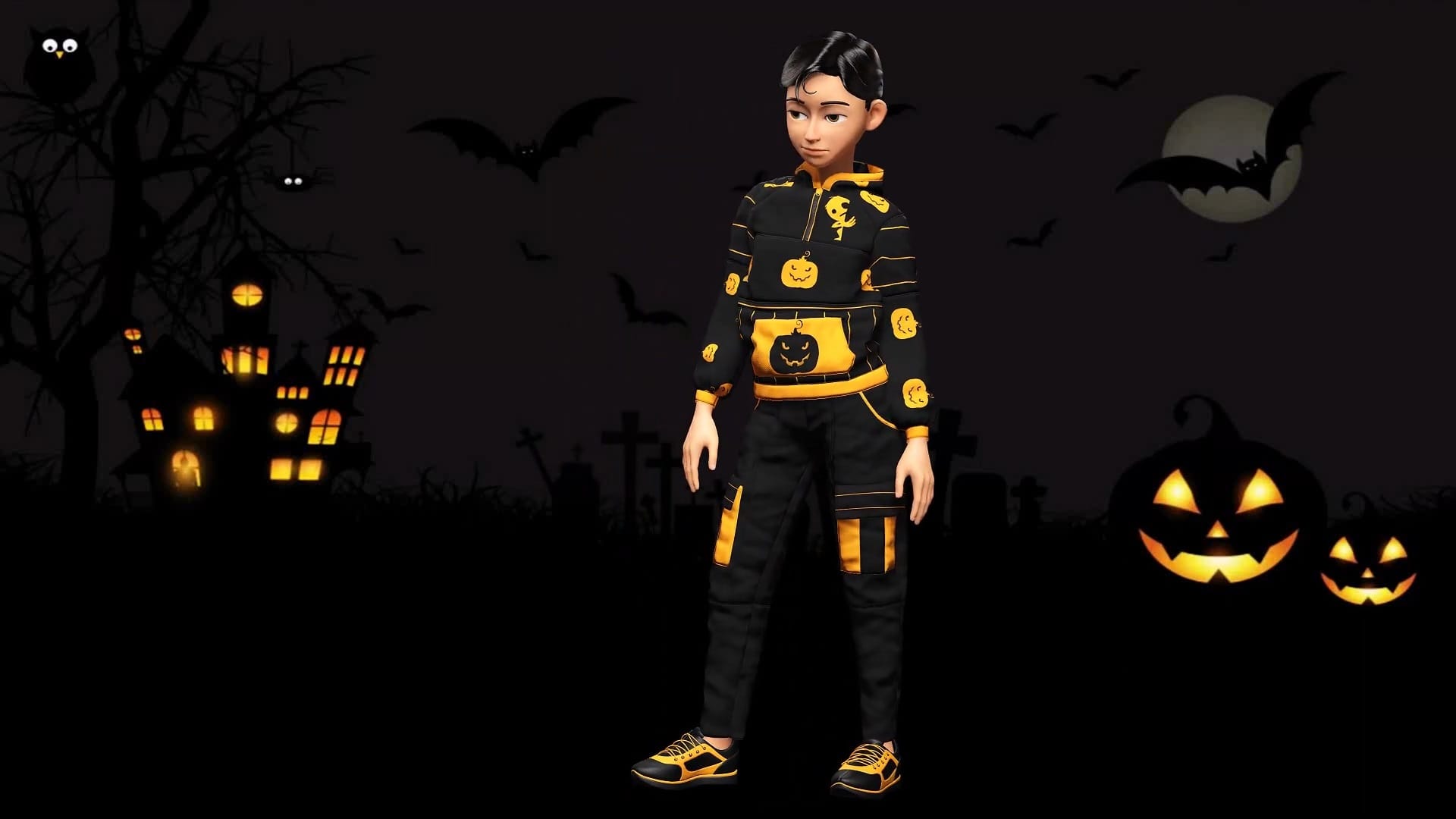 دانلود Halloween Toon Neutral M Clothing Set_1 برای iclone