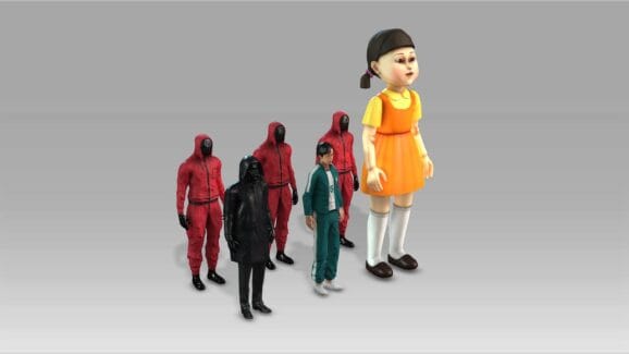دانلود کاراکتر های squid game – برای آیکلون